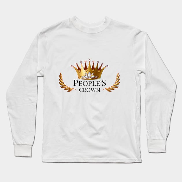 People's Crown Long Sleeve T-Shirt by imbhrt